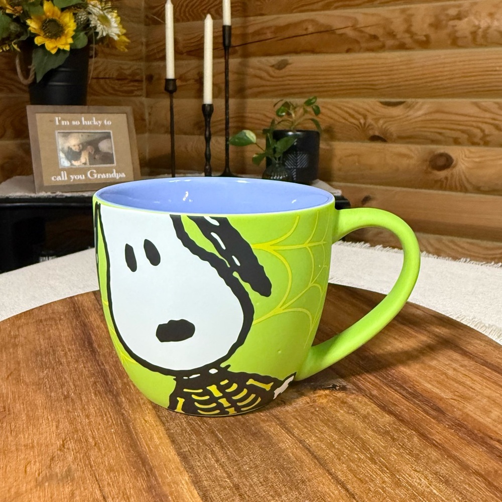SNOOPY & WOODSTOCK Soft Touch HALLOWEEN Mug